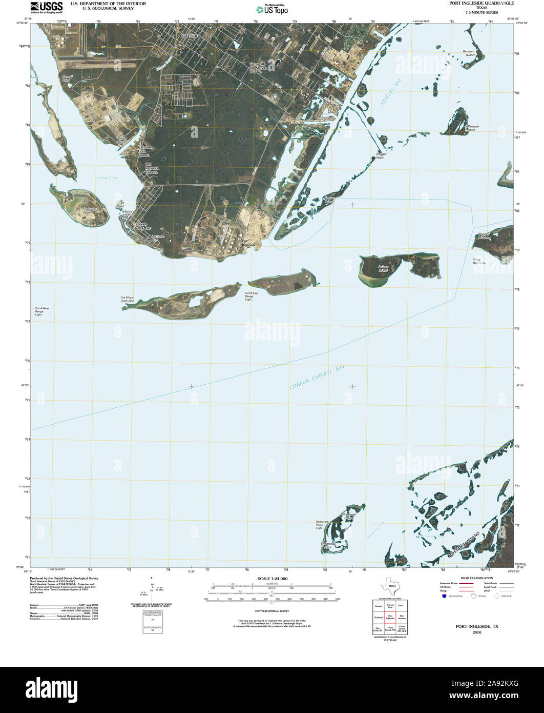 Ingleside texas map hires stock photography and images Alamy