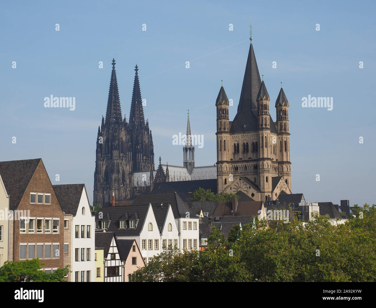Altstadt (meaning Old Town) in Koeln, Germany Stock Photo