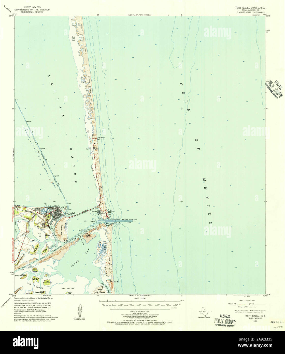 Map of port isabel texas hires stock photography and images Alamy