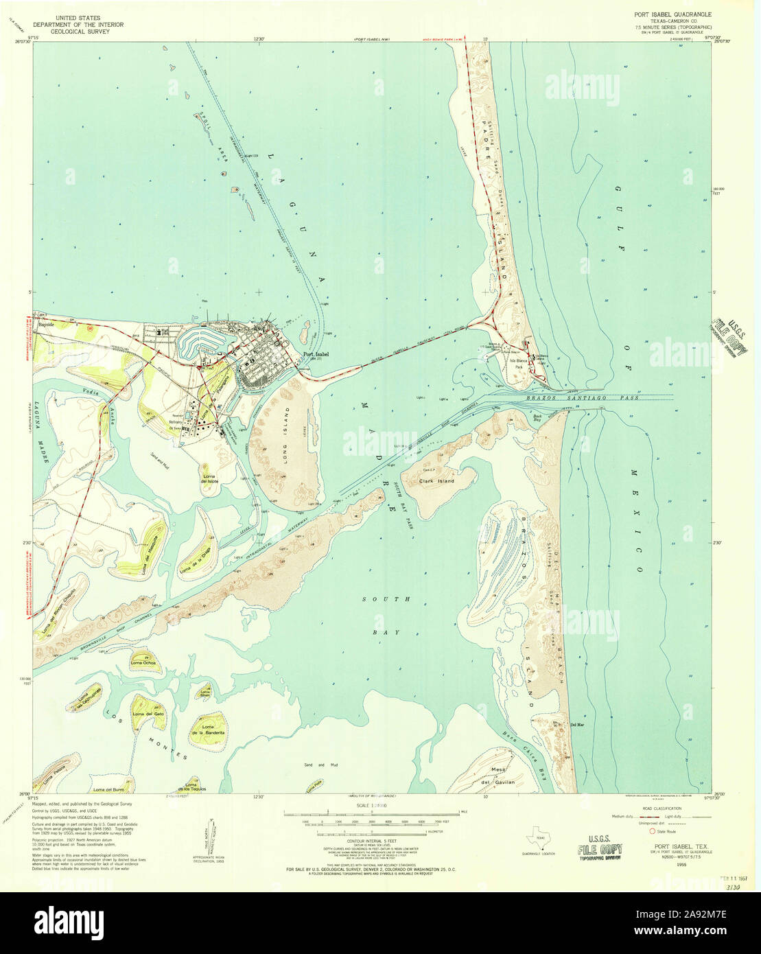 Map of port isabel texas hires stock photography and images Alamy