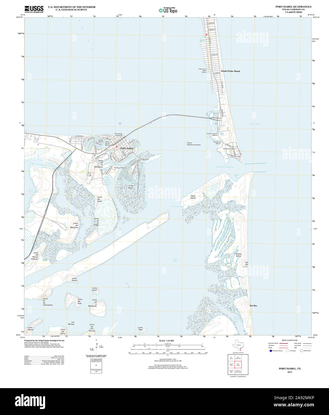Port isabel texas map Cut Out Stock Images & Pictures Alamy