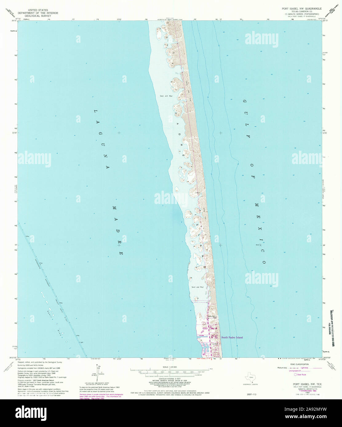 Map of port isabel hires stock photography and images Alamy