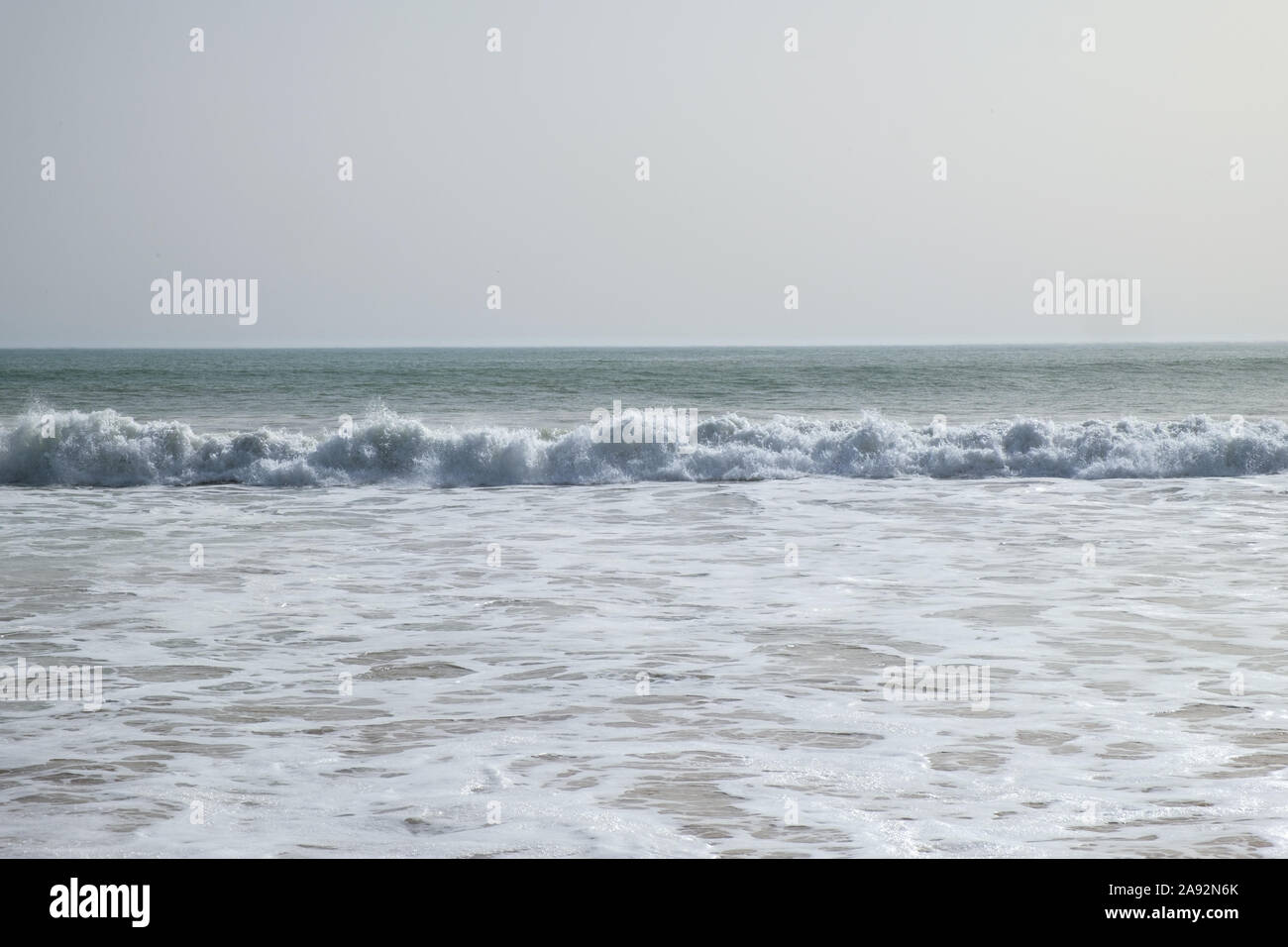 Wellen am Atlantik Stock Photo
