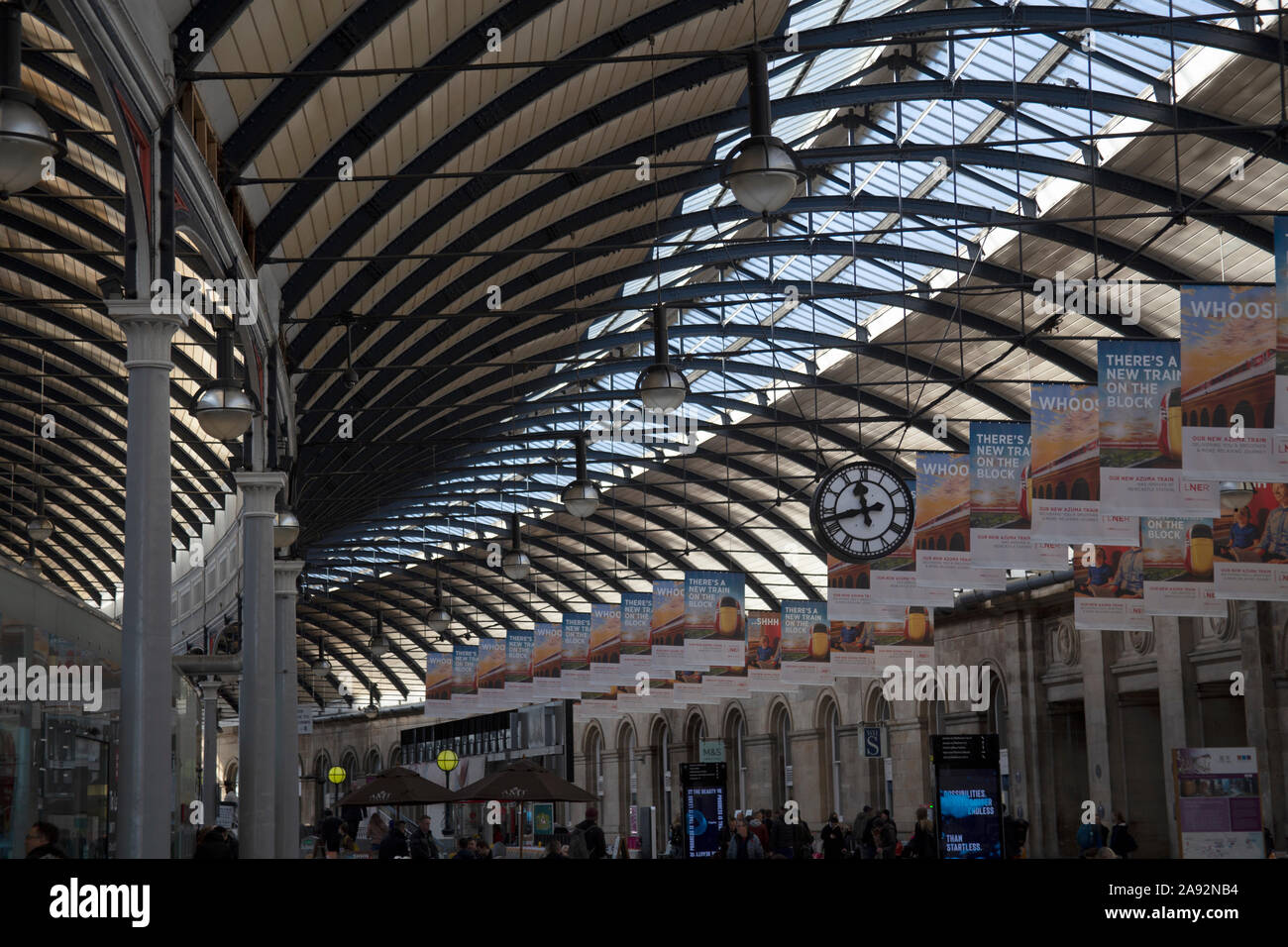 Newcastle railway station,  Newcastle upon Tyne, North East England, UK Stock Photo