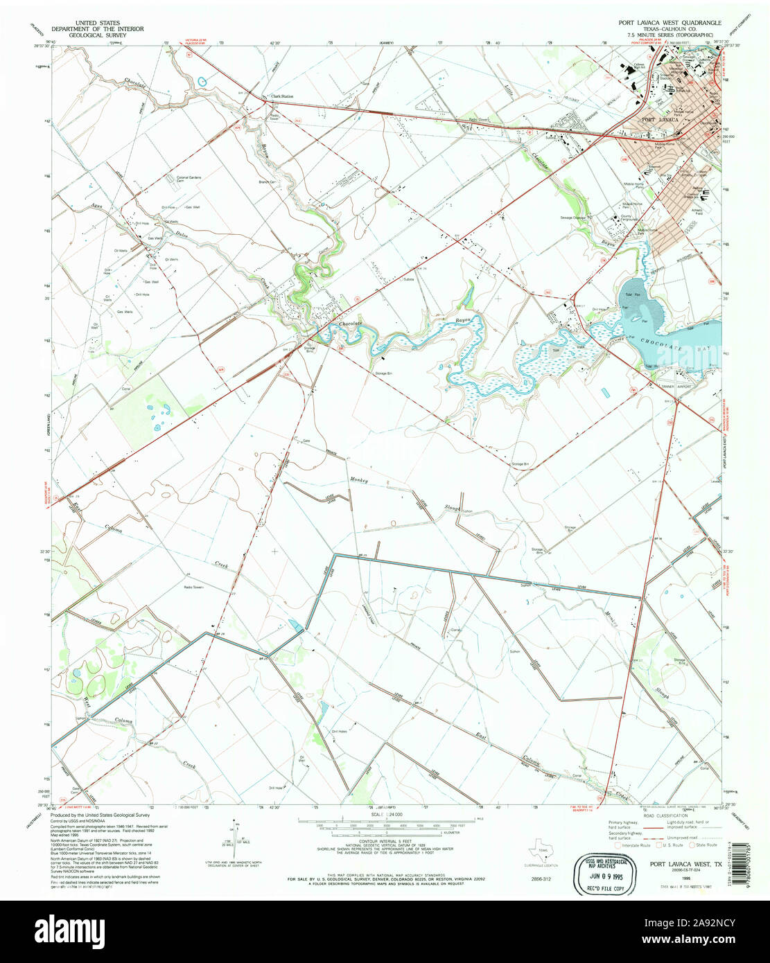 Port lavaca texas map Cut Out Stock Images & Pictures Alamy