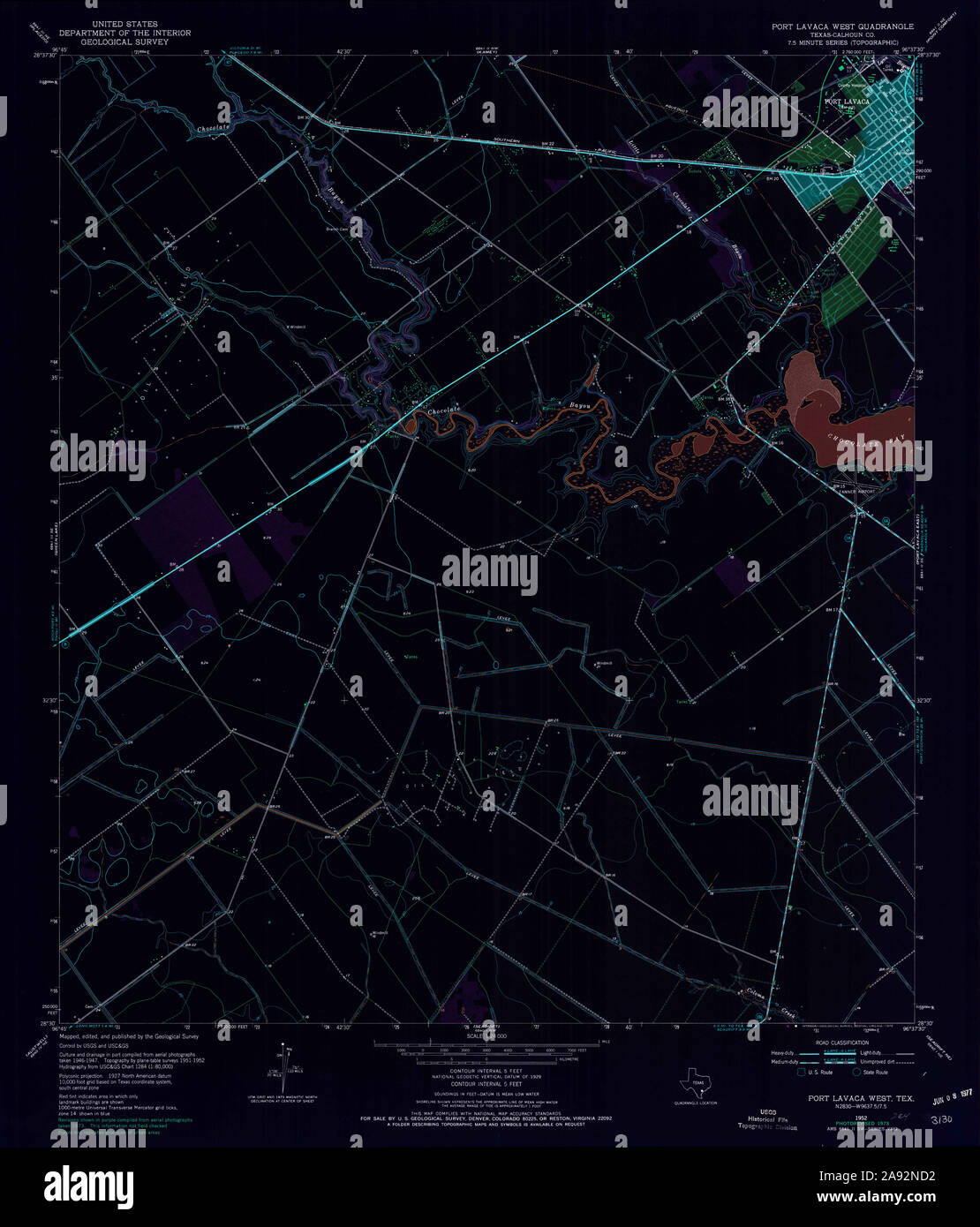 Port lavaca texas map hires stock photography and images Alamy