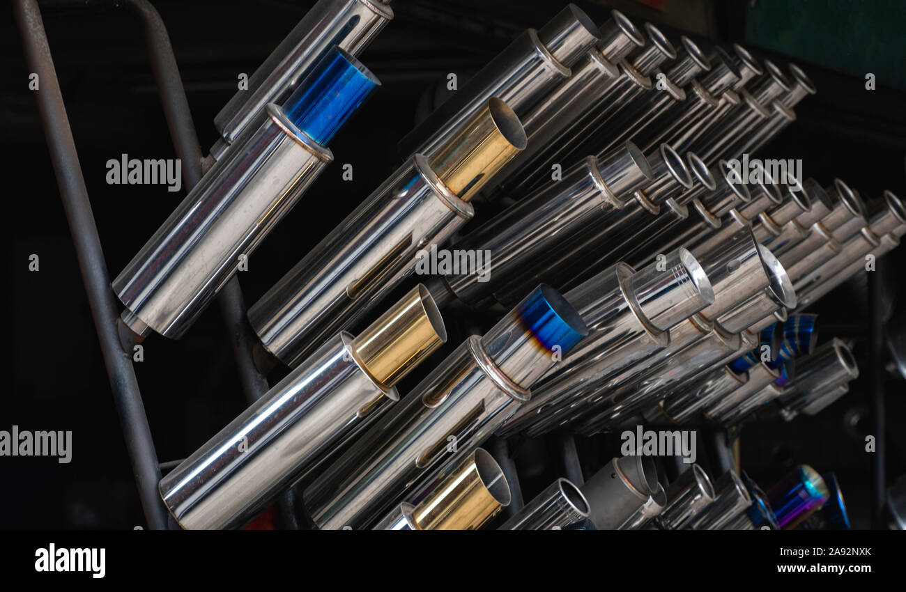 Used motorcycle exhaust pipes deals