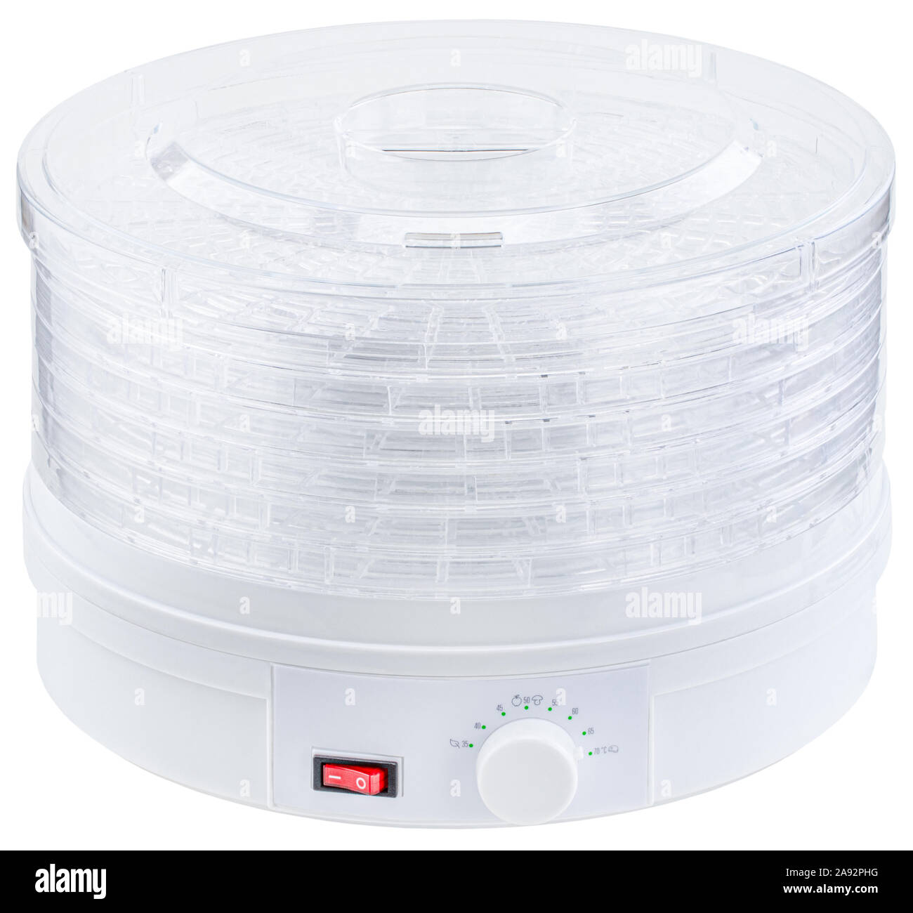 electric dehydrator isolated on white background. With clipping path