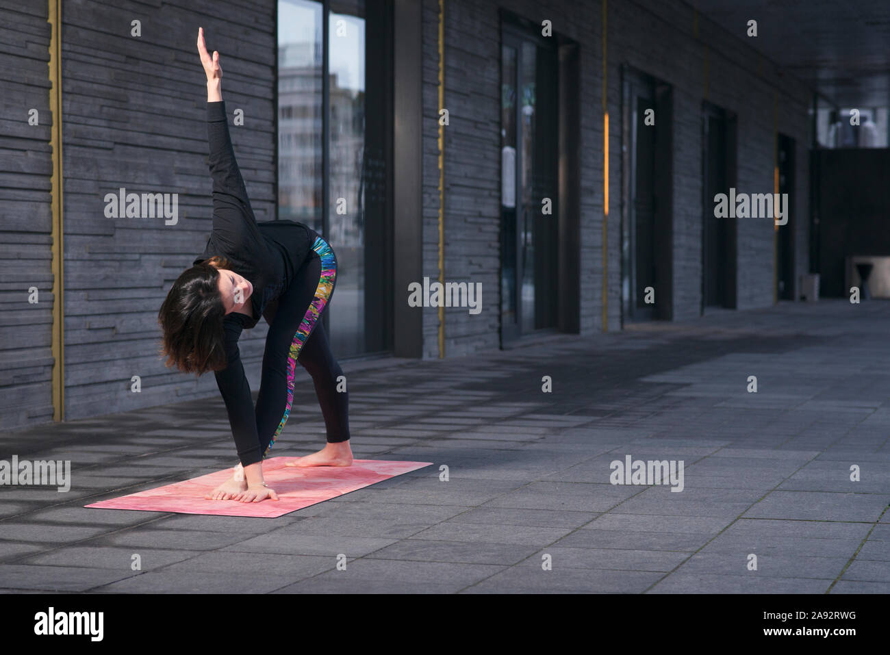 Yoga balance arms hi-res stock photography and images - Alamy