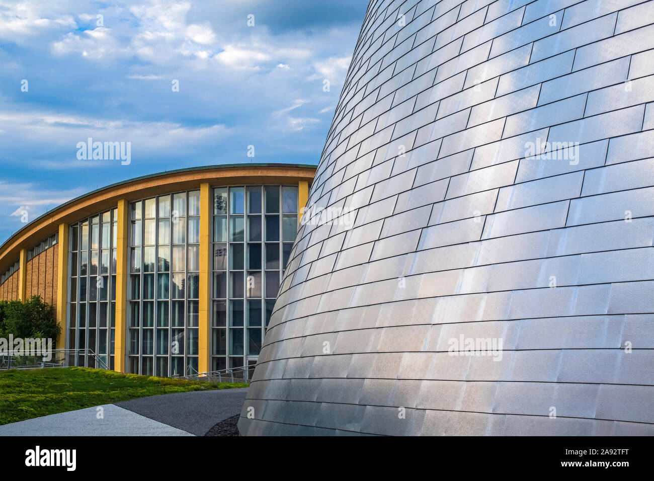 Rio Tinto Alcan Planetarium and Centre Pierre Charbonneau; Montreal, Quebec, Canada Stock Photo