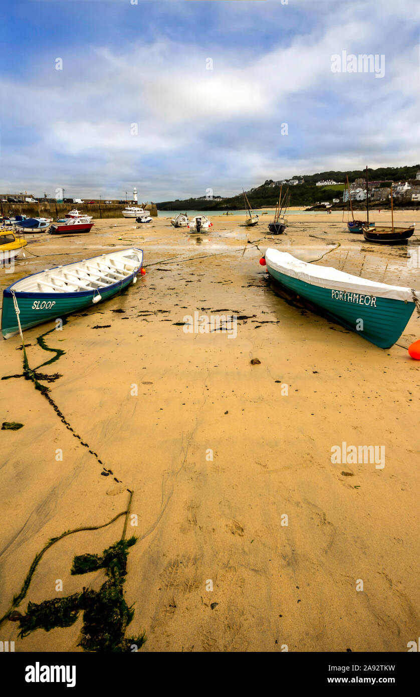 St Ives Harbour, Cornwall, UK Stock Photo