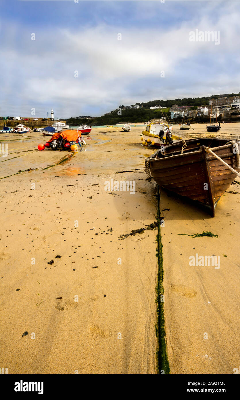 St Ives Harbour, Cornwall, UK Stock Photo