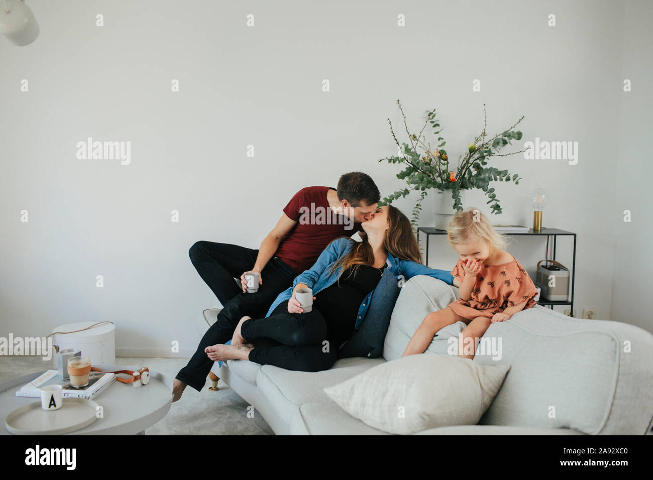 Family together Stock Photo