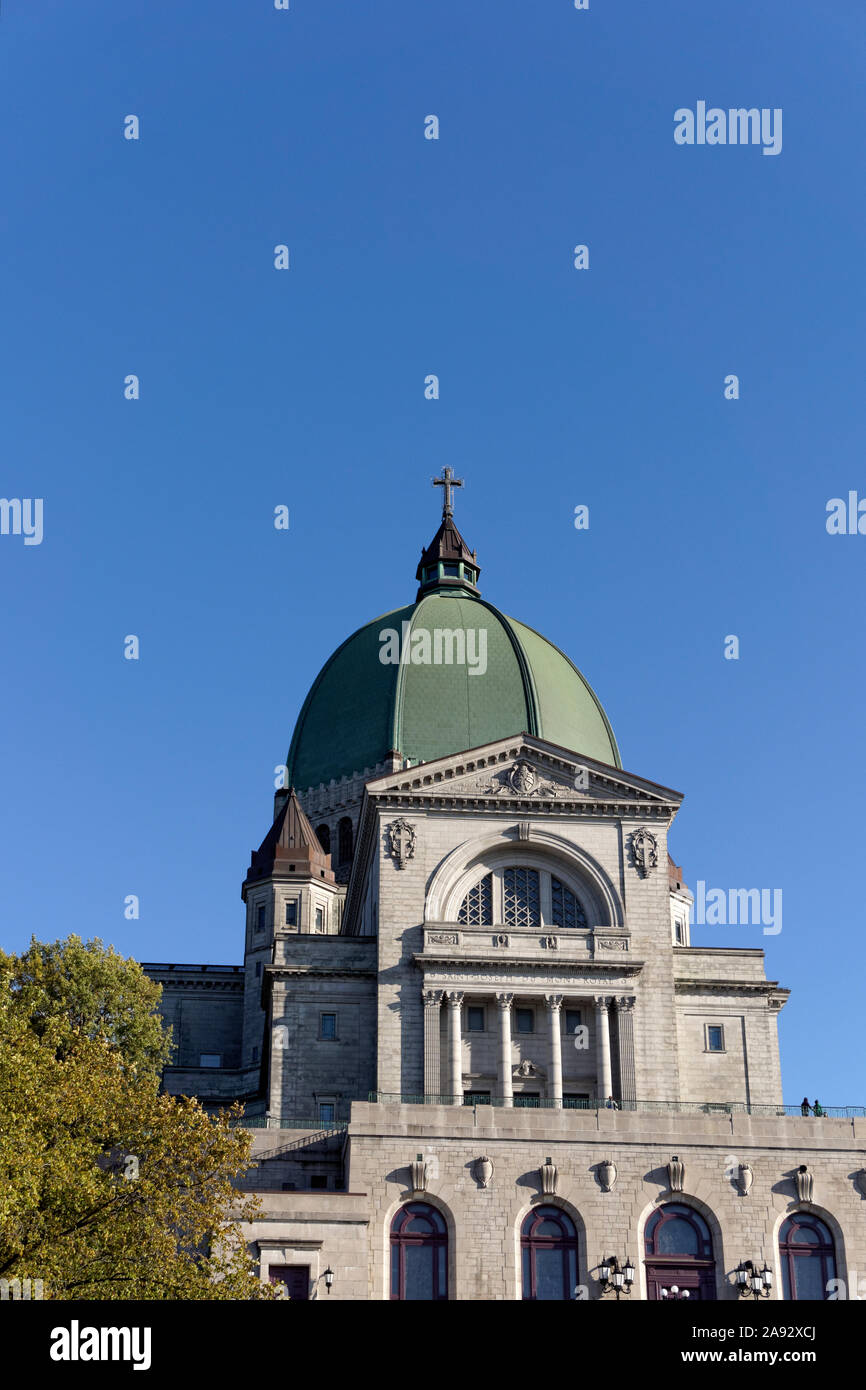 Saint Joseph's Oratory of Mount Royal basilica in Montreal, Quebec, Canada Stock Photo