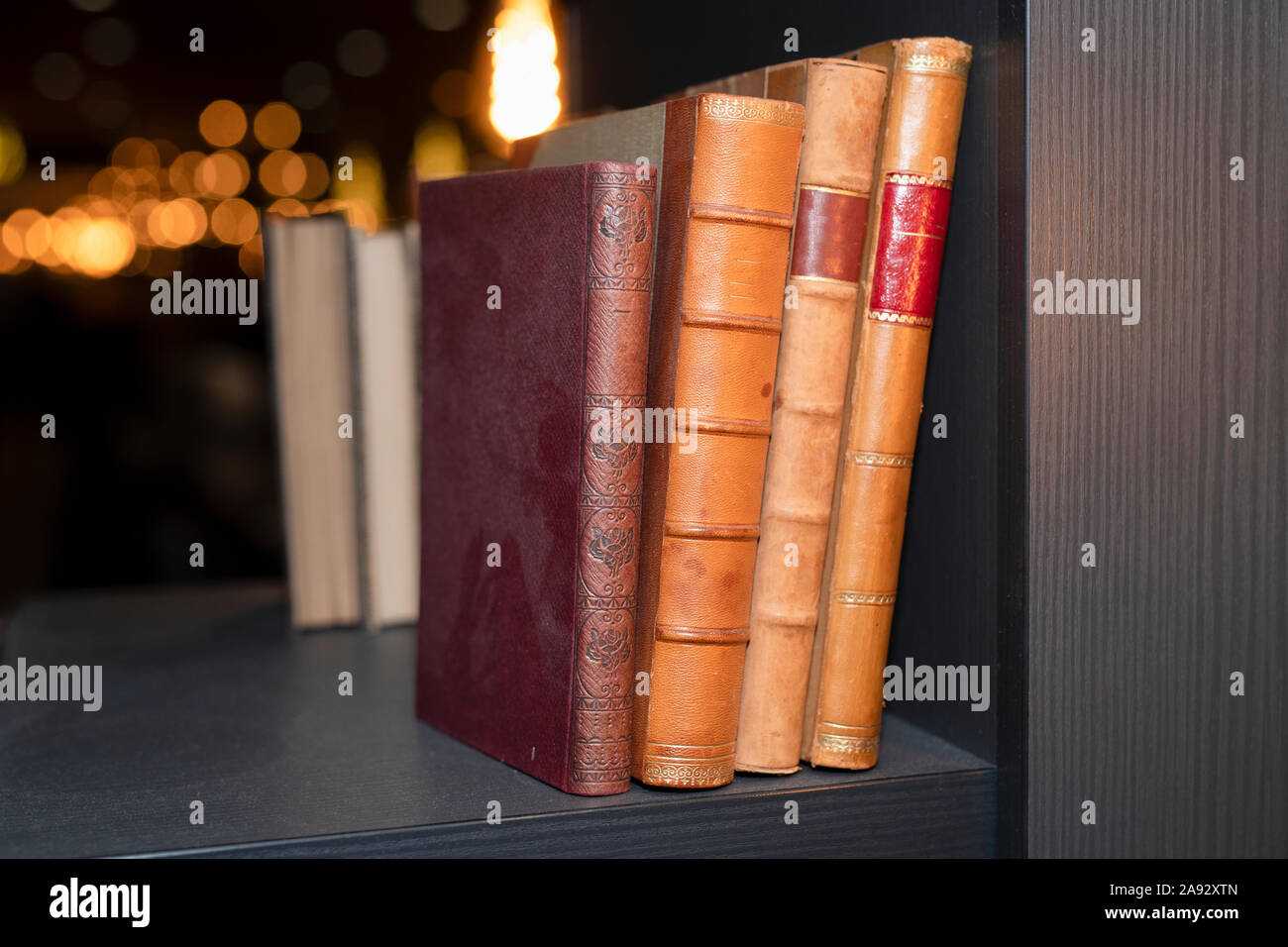 Books on shelf Stock Photo Alamy