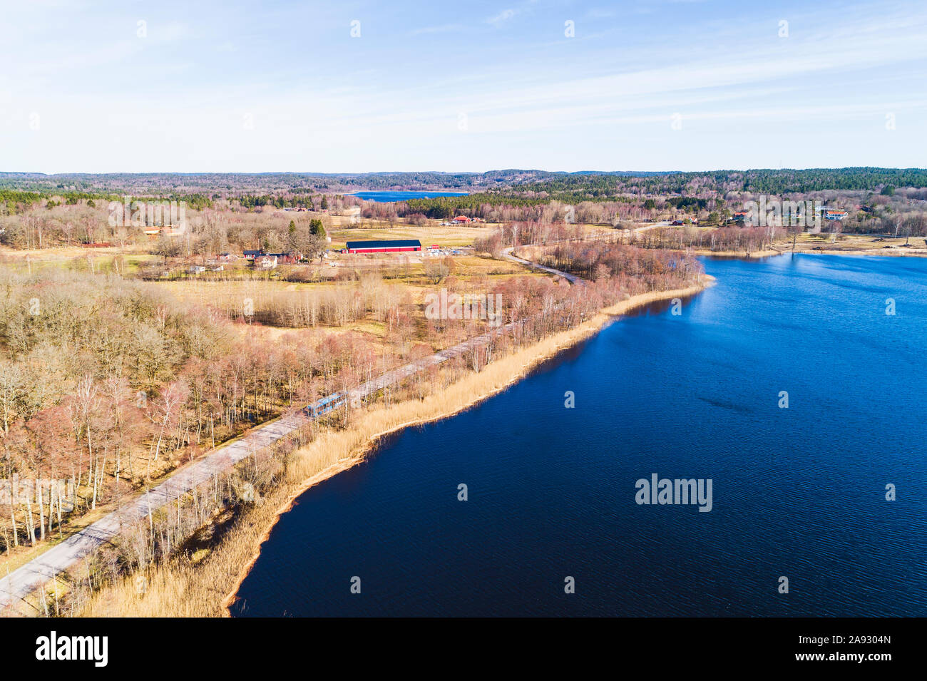 Landscape image lake horizon hi-res stock photography and images - Alamy