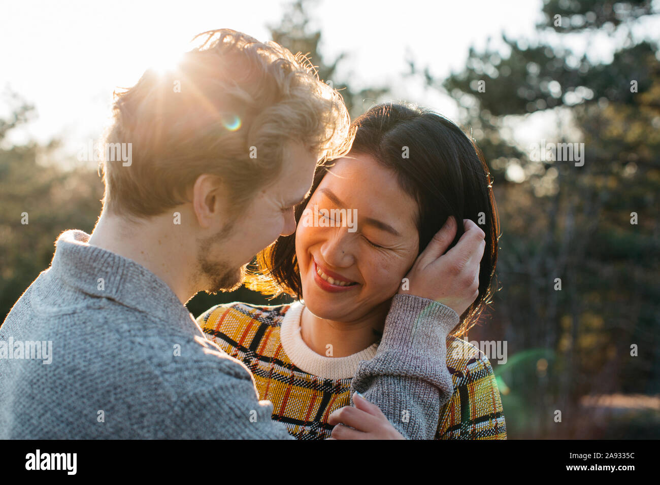 Happy couple together Stock Photo - Alamy