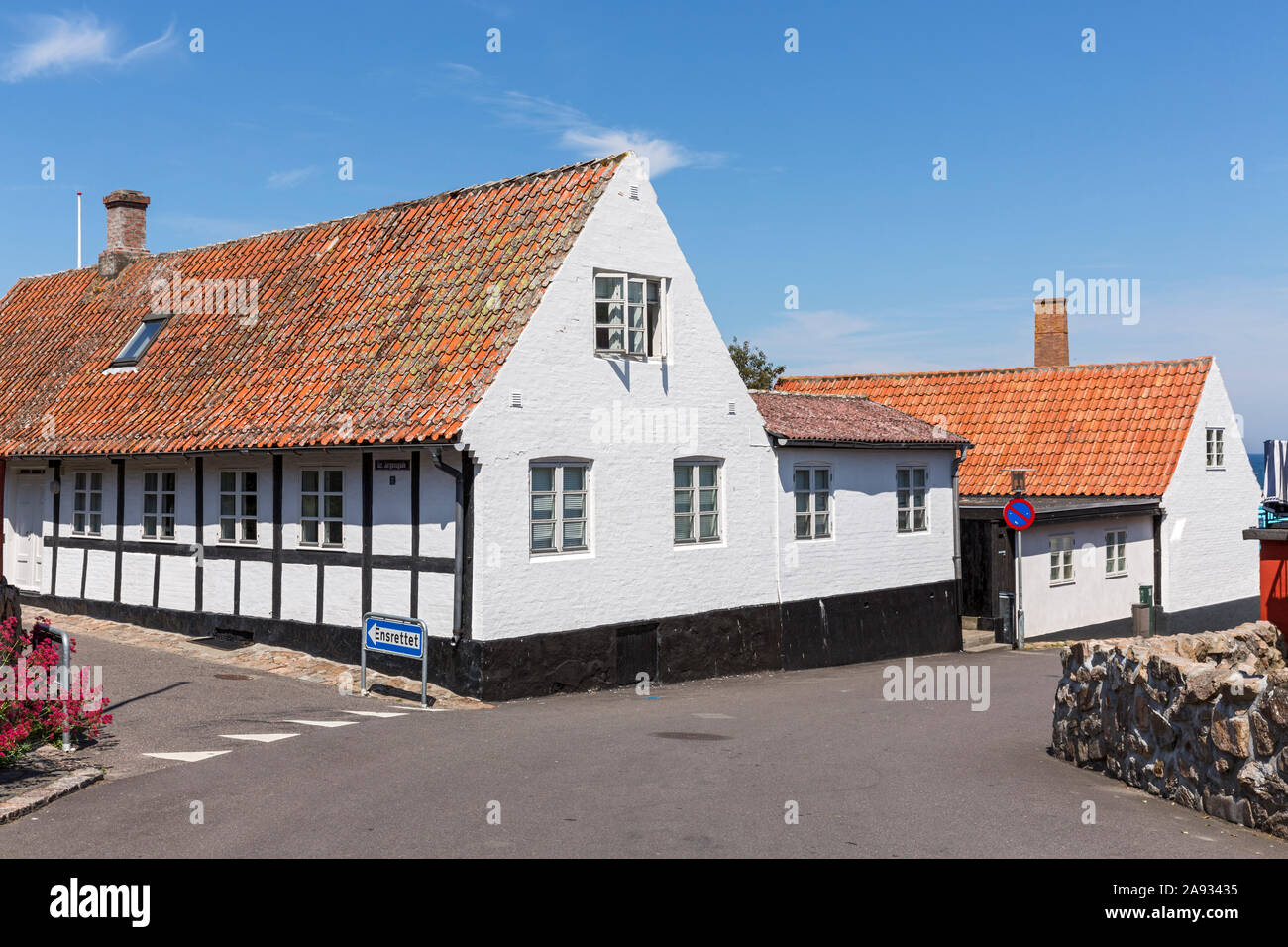 Bornholm Gudhjem Fachwerkhaus Stock Photo 332597977 Alamy
