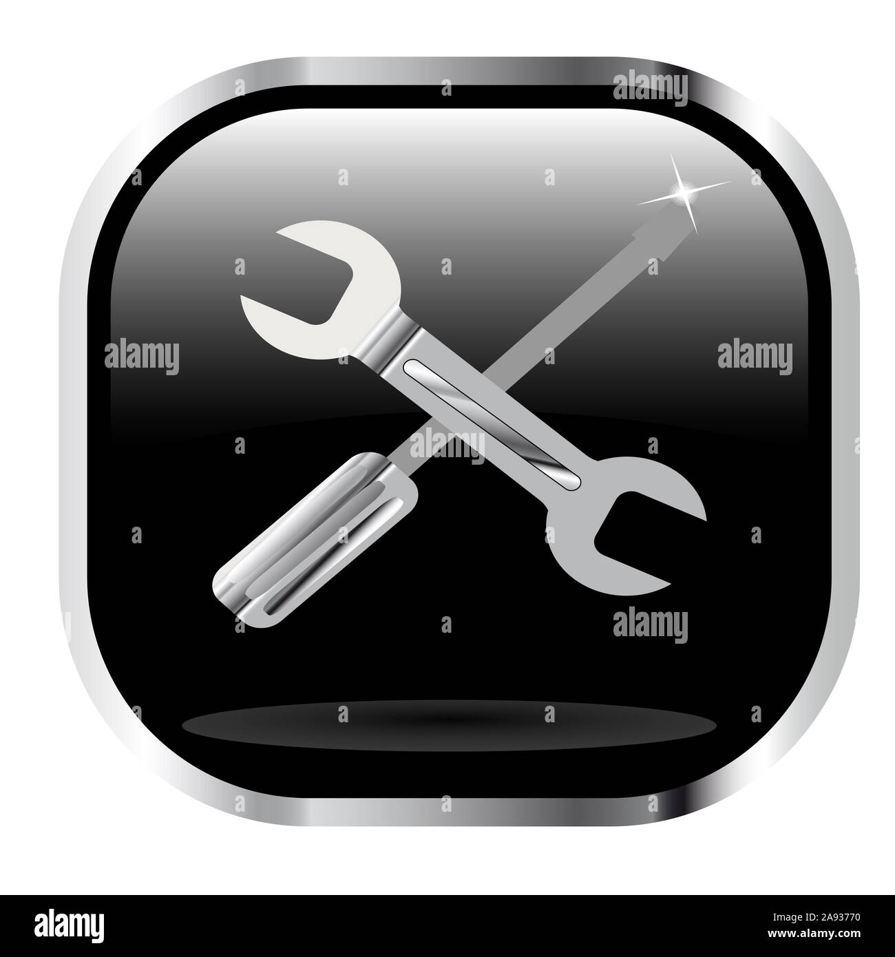 Dual Tool Button Online service tools hi-res stock photography and images - Alamy