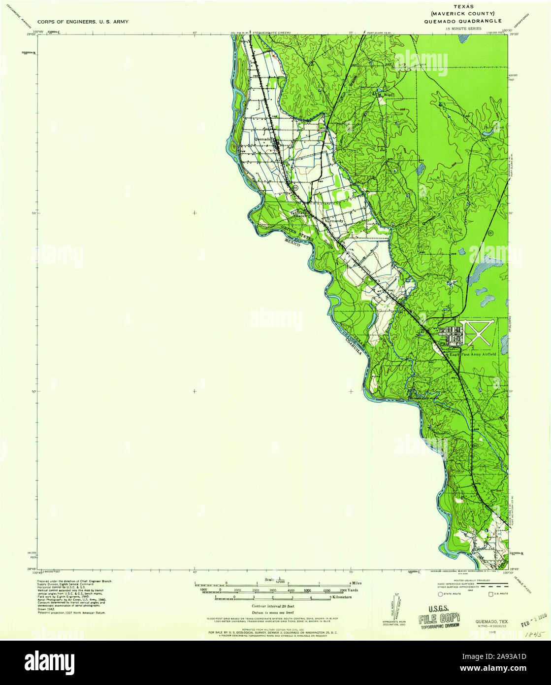 Map of quemado hires stock photography and images Alamy