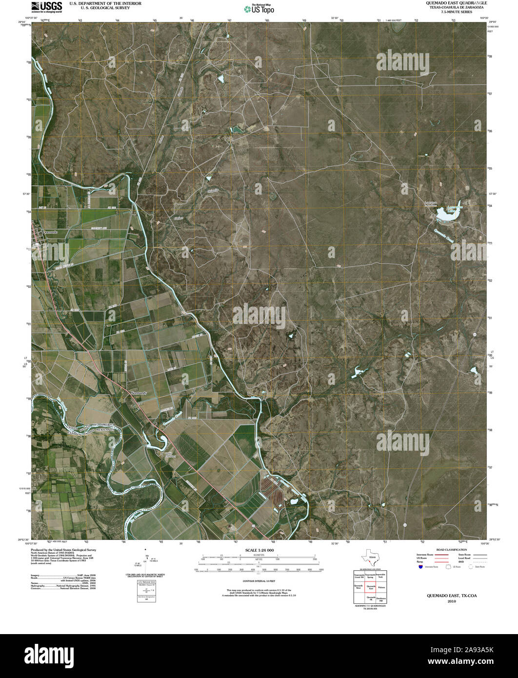 Map of quemado hires stock photography and images Alamy