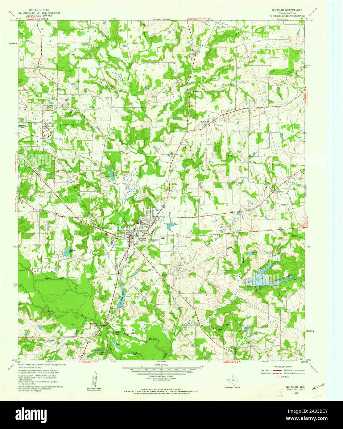 Map of quitman hires stock photography and images Alamy