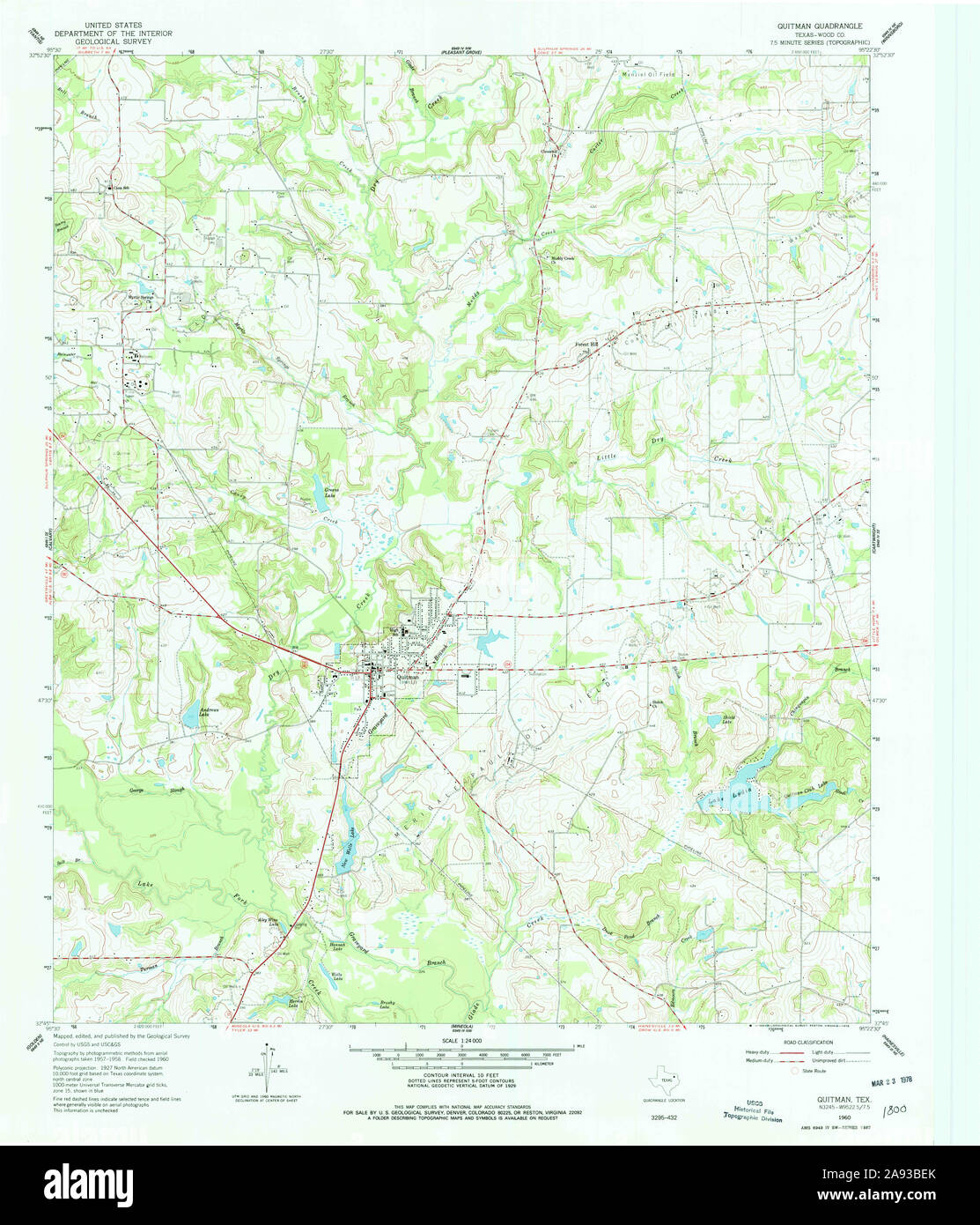 Quitman map hires stock photography and images Alamy