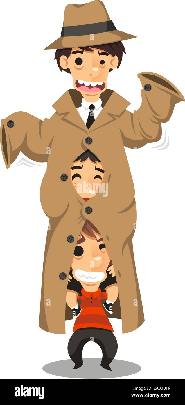 boys dress as adults costume cartoon illustration Stock Vector Image & Art Alamy