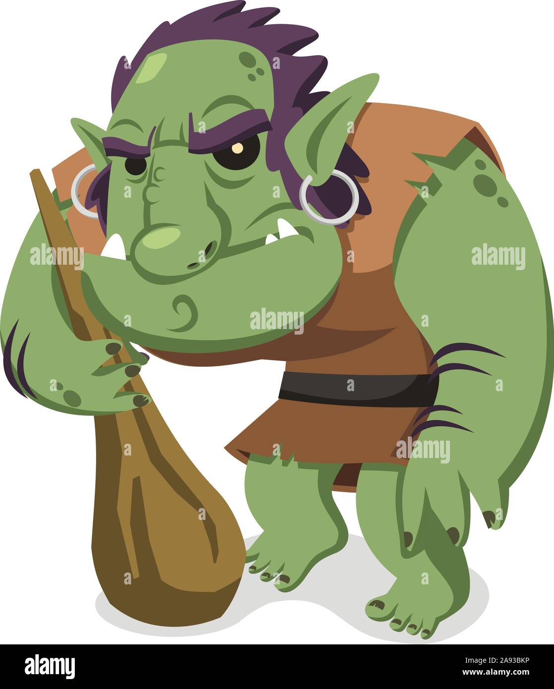 Trollface. Internet troll 3d illustration Stock Illustration