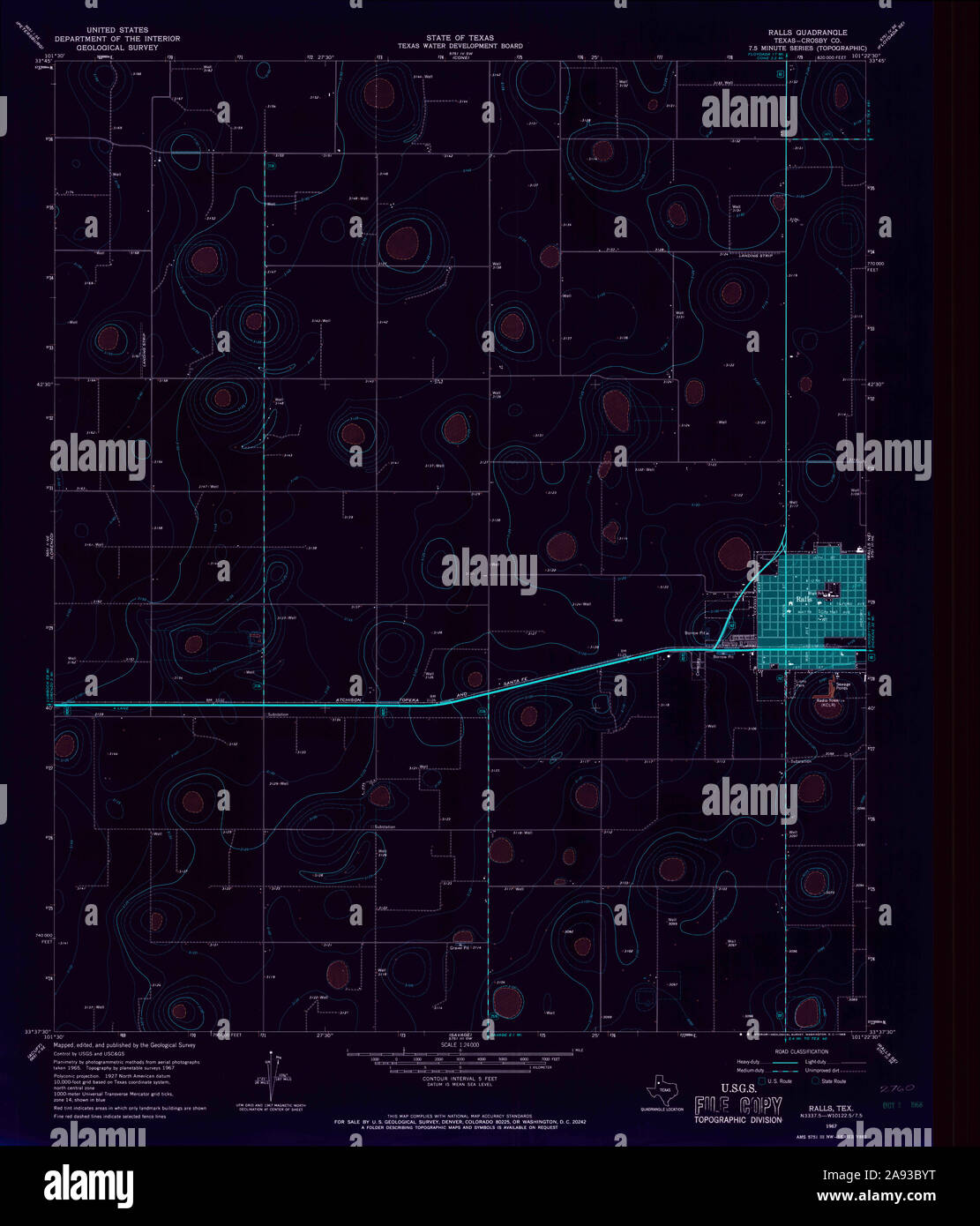 Map of ralls hires stock photography and images Alamy