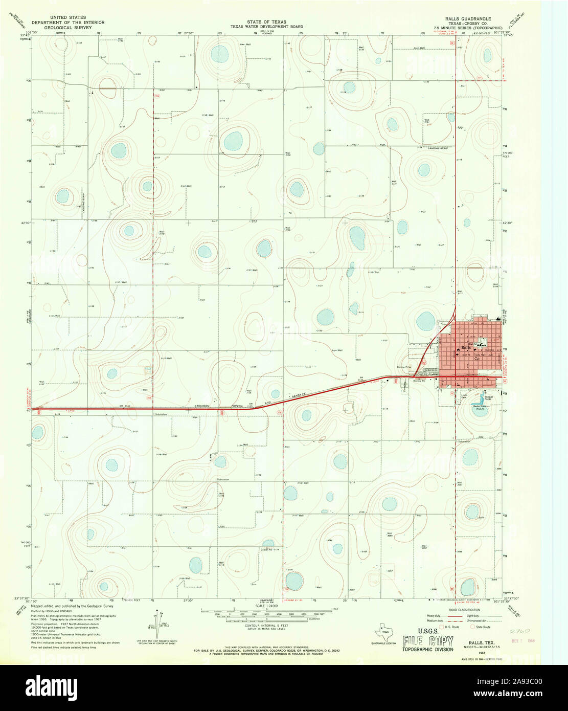 Ralls texas map hires stock photography and images Alamy