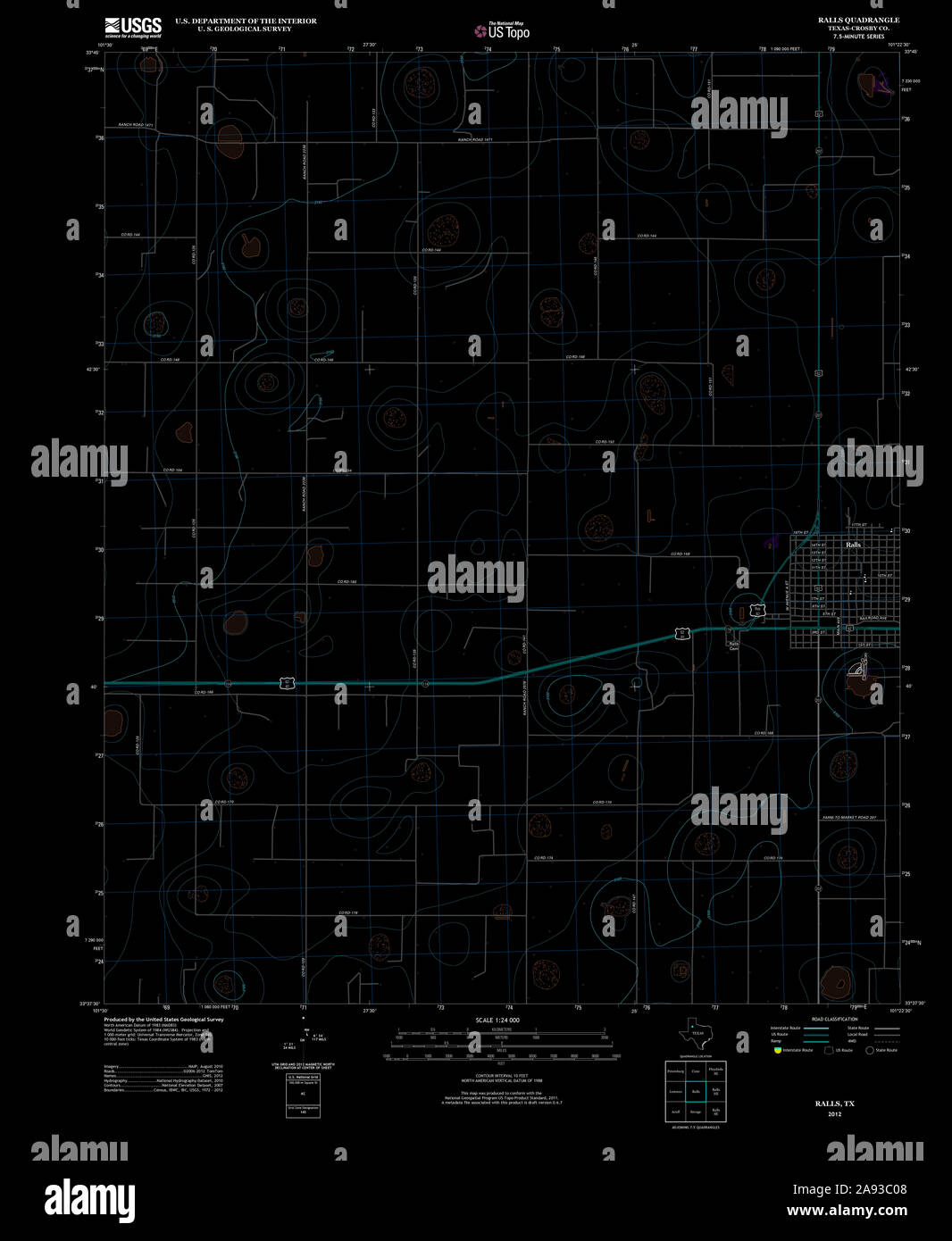 Map of ralls hires stock photography and images Alamy