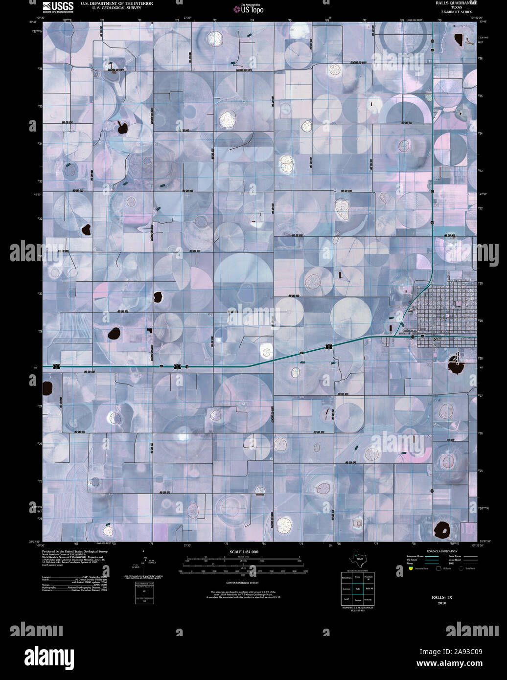 Map of ralls hires stock photography and images Alamy