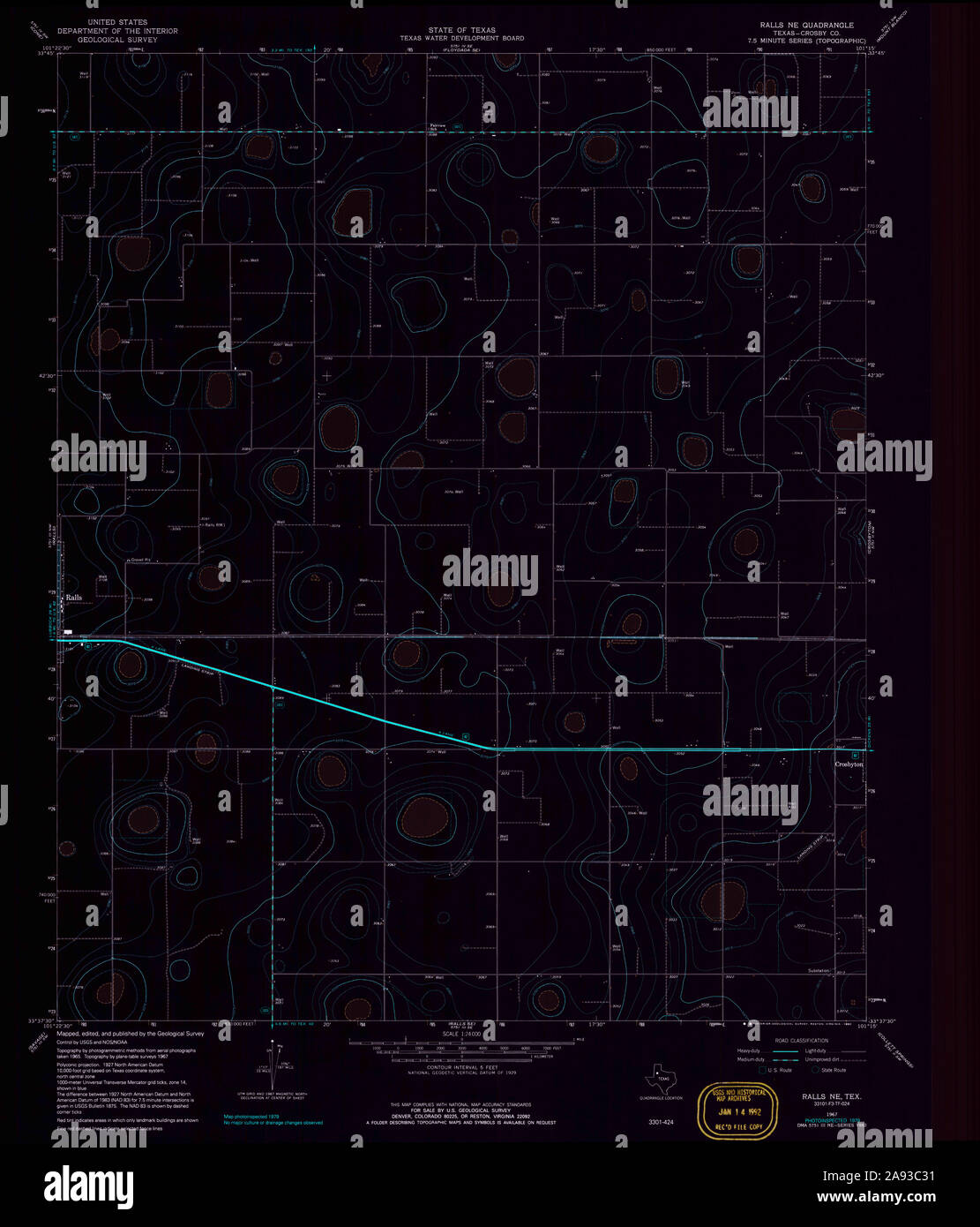 Map of ralls hires stock photography and images Alamy