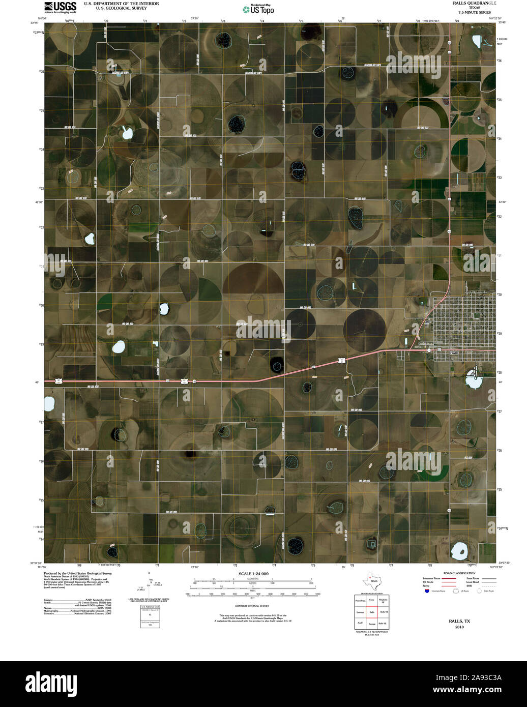 Map of ralls Cut Out Stock Images & Pictures Alamy