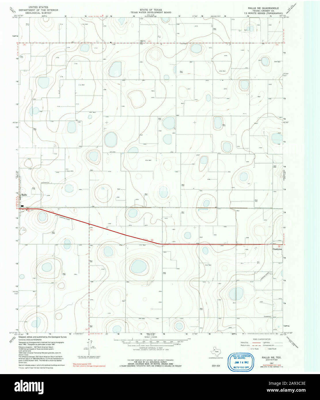 Map of ralls hires stock photography and images Alamy