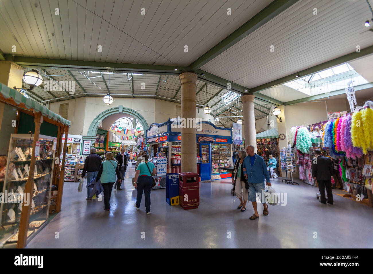 Stalls in Guildhall Market, Bath, Somerset, England, UK Stock Photo Alamy