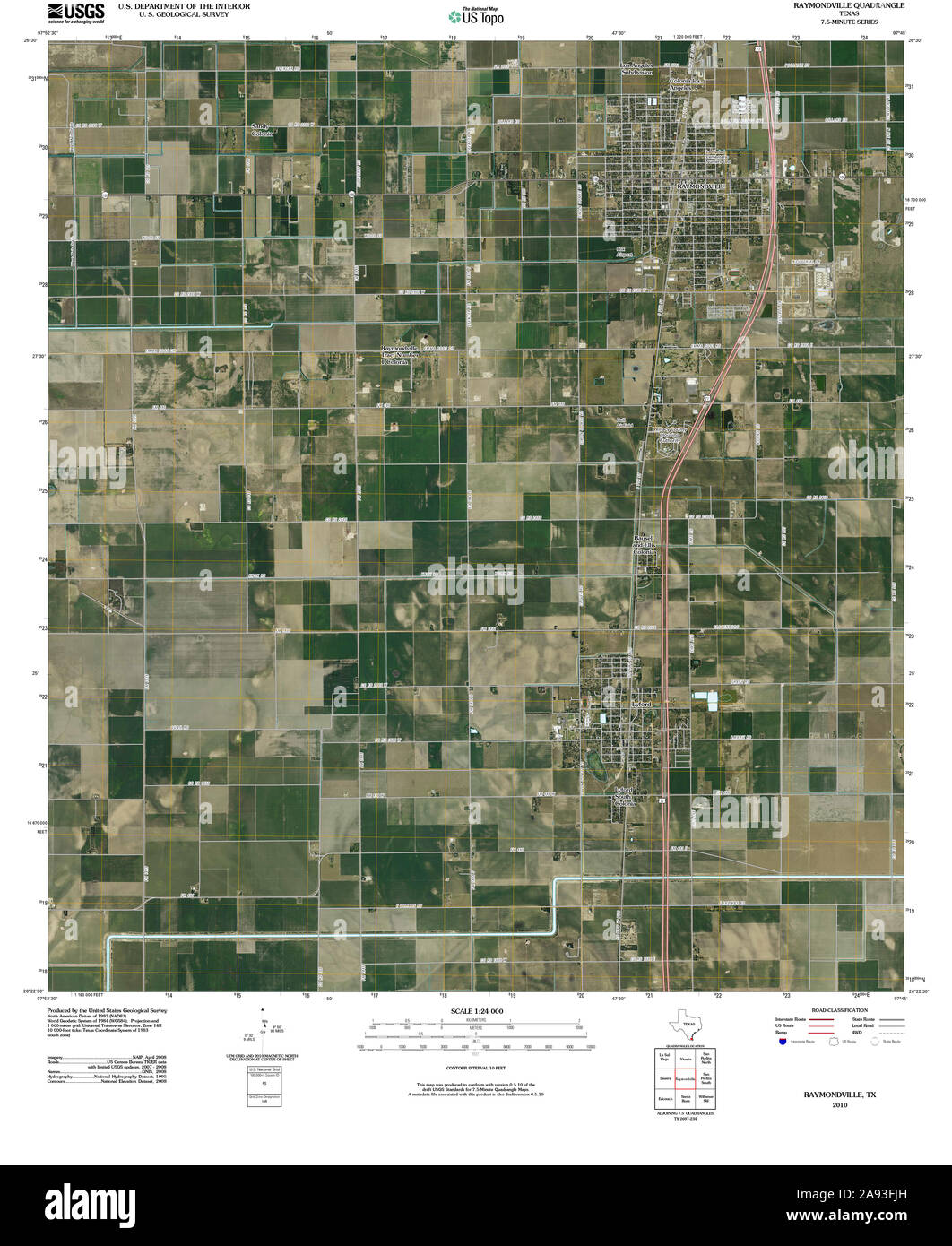 Map of raymondville texas hires stock photography and images Alamy
