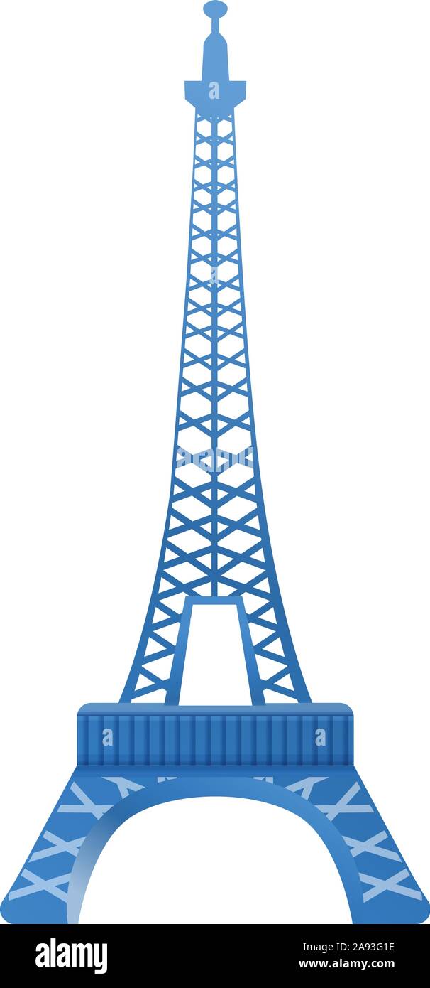 Paris eiffel tower icon. Cartoon of Paris eiffel tower vector icon for web  design isolated on white background Stock Vector Image & Art - Alamy