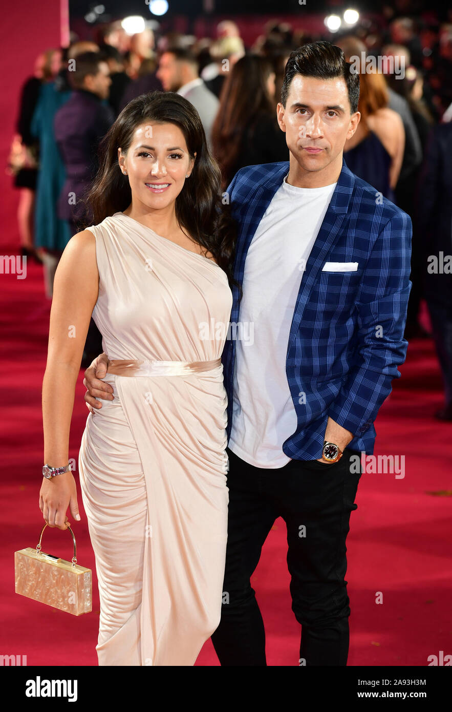 Lindsey Cole and Russell Kane arriving for the ITV Palooza held at the