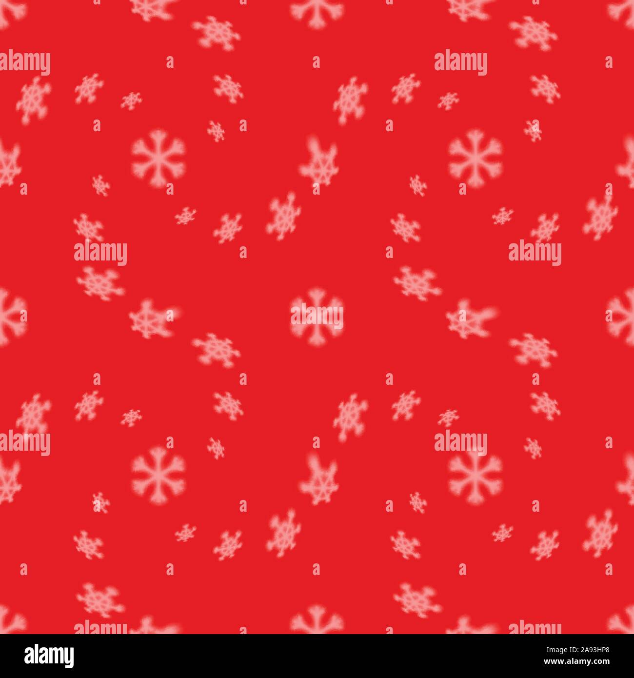 Christmas seamless snowflake pattern with blurred falling snow stars ...