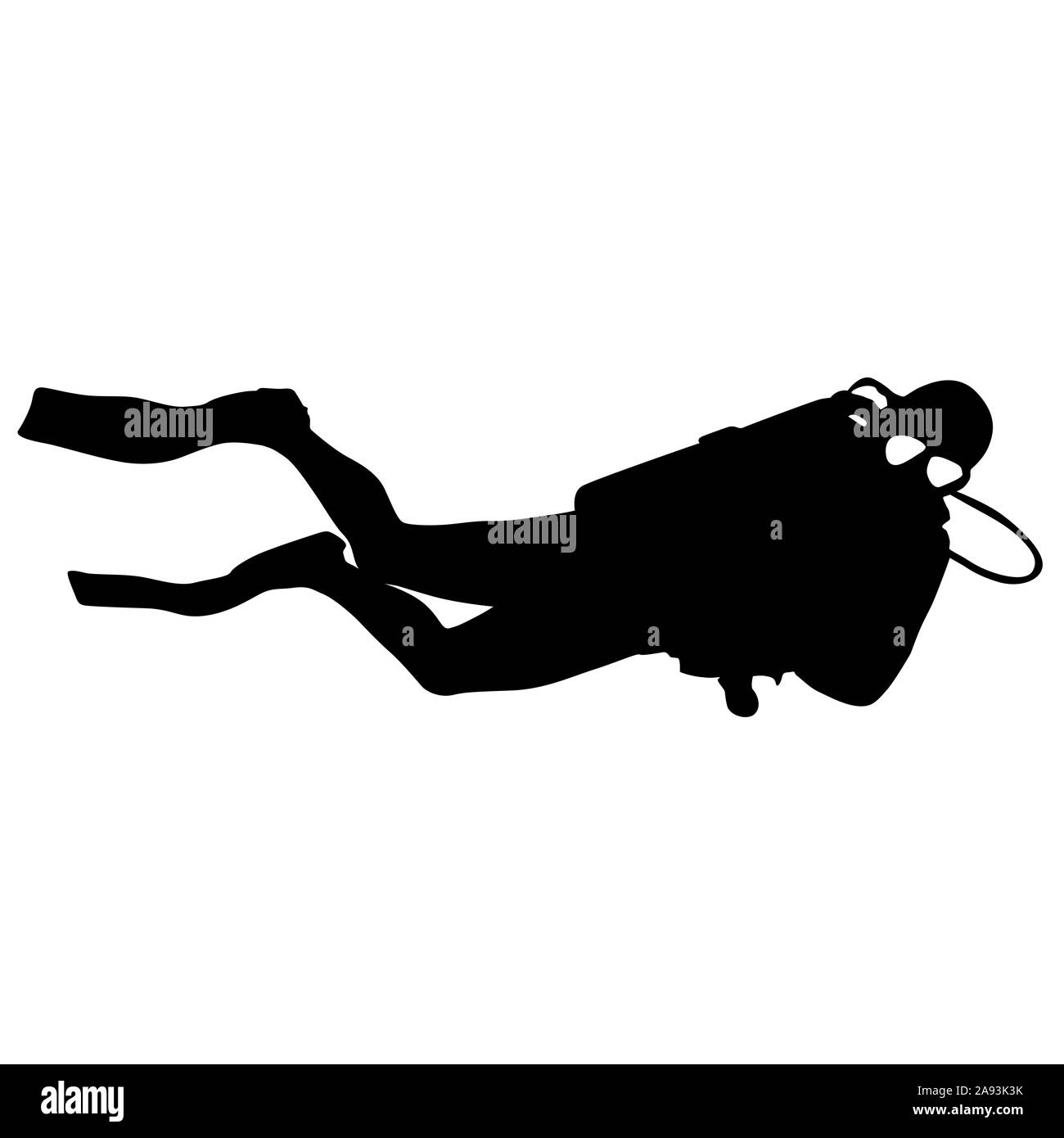 Navy diver silhouette snorkeling hi-res stock photography and images ...