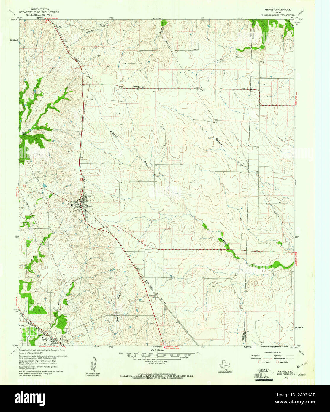 Map of rhome texas hi-res stock photography and images - Alamy