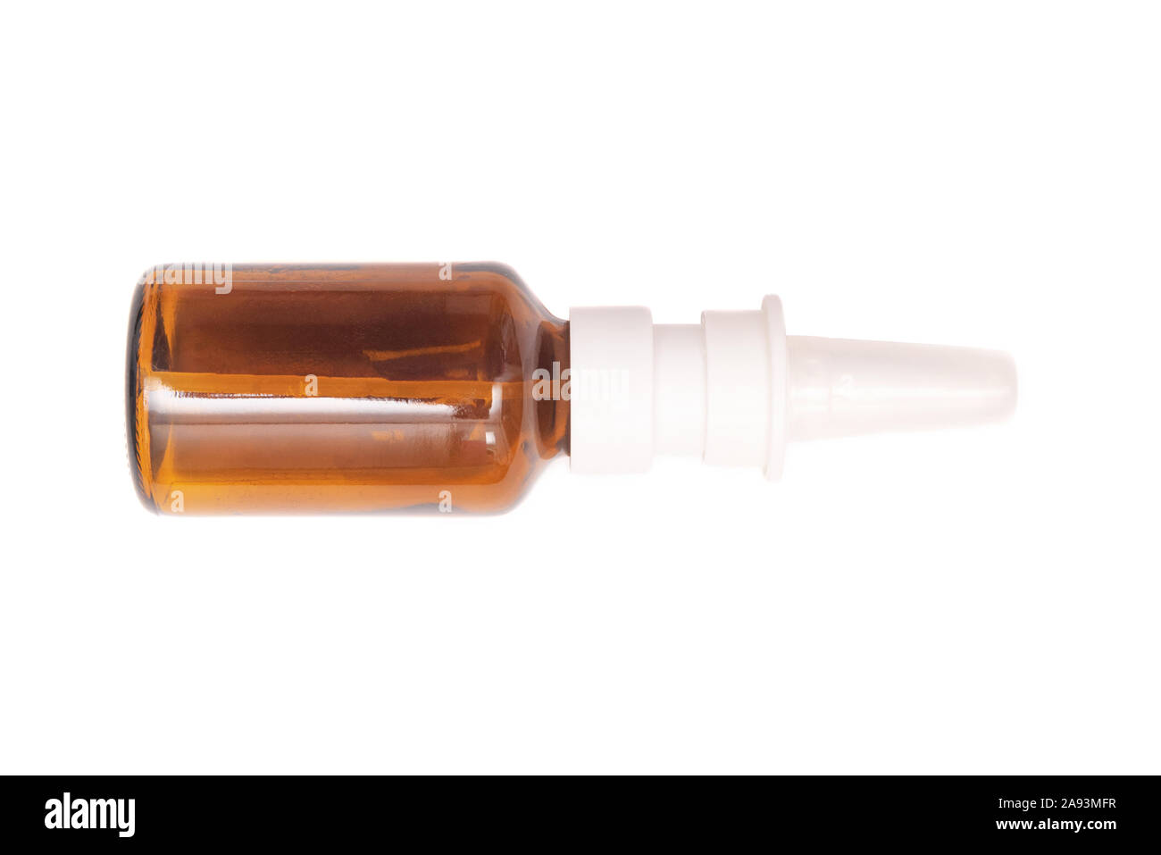 Nasal spray bottle isolated on a white background Stock Photo - Alamy