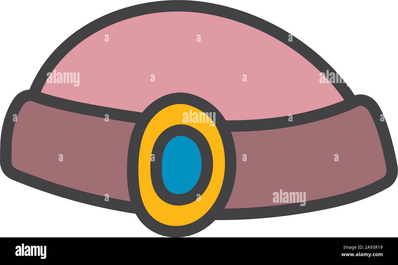 hat gem jewelry antique icon vector illustration Stock Vector Image