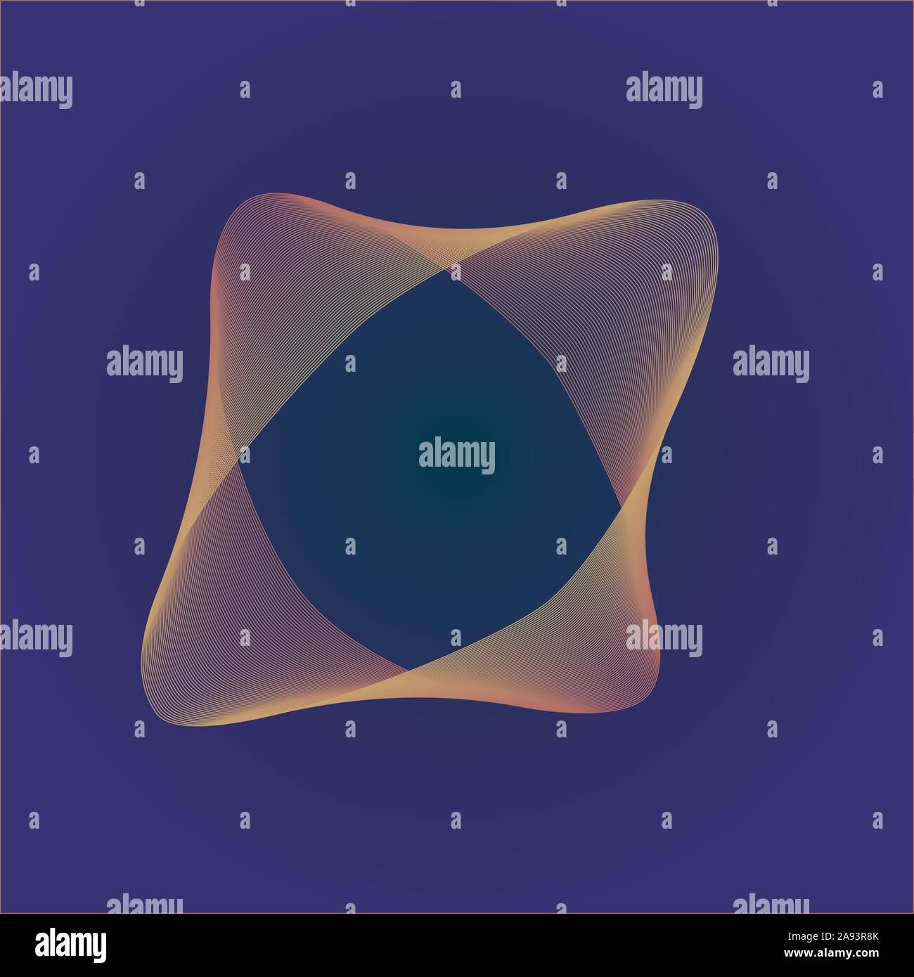 Abstract logo with the letter X. Stock Vector