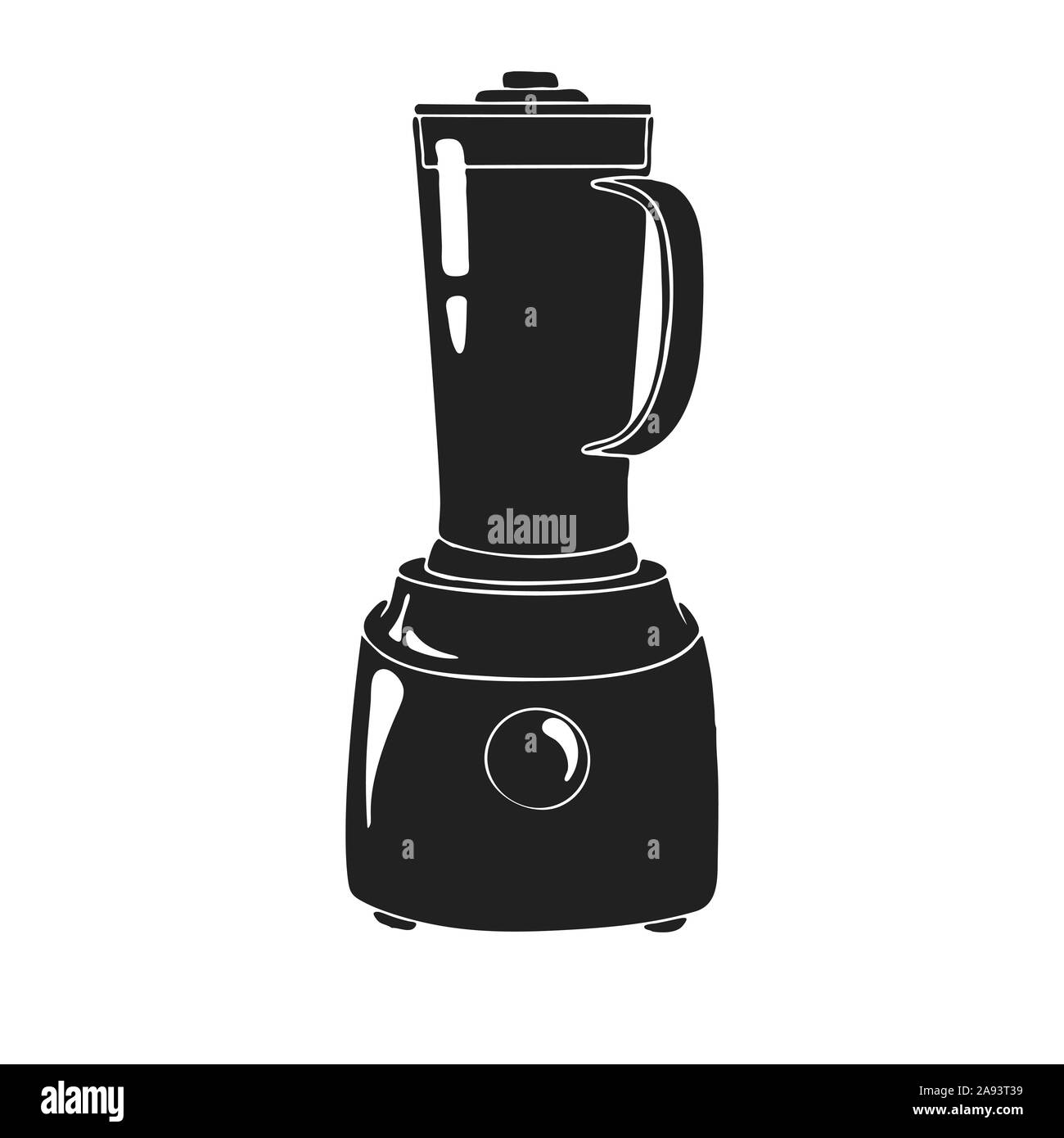 Blender on a white background. Vector illustration in sketch style