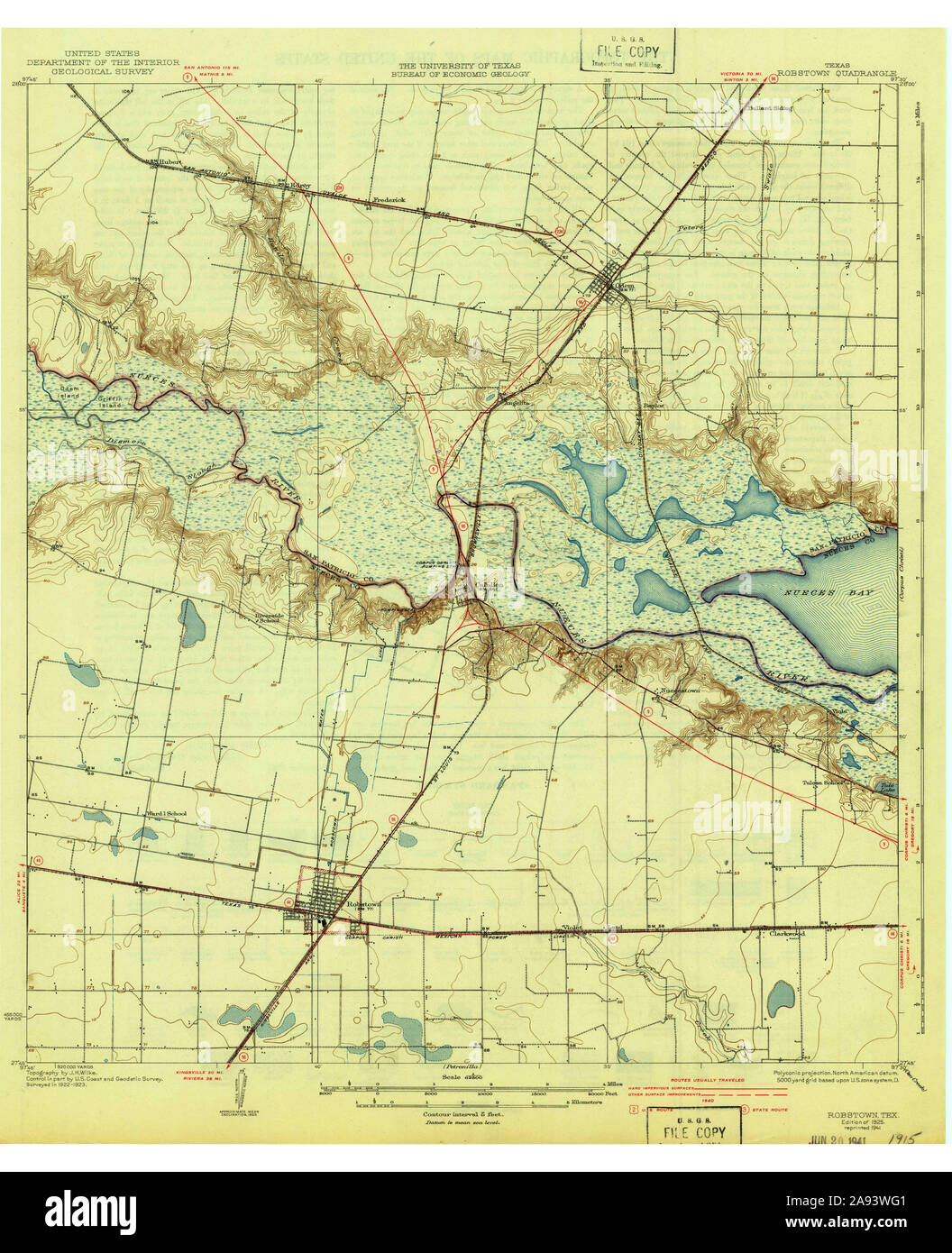 Robstown texas map hires stock photography and images Alamy