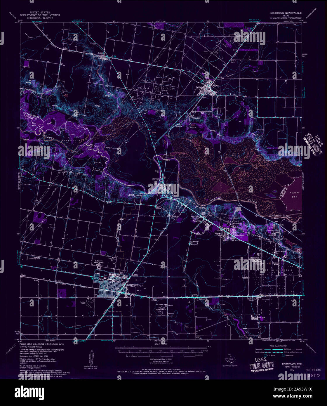 Robstown map hires stock photography and images Alamy