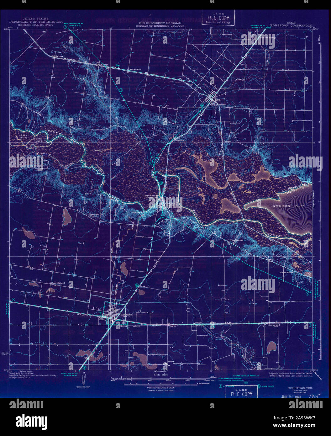 Robstown texas map hires stock photography and images Alamy